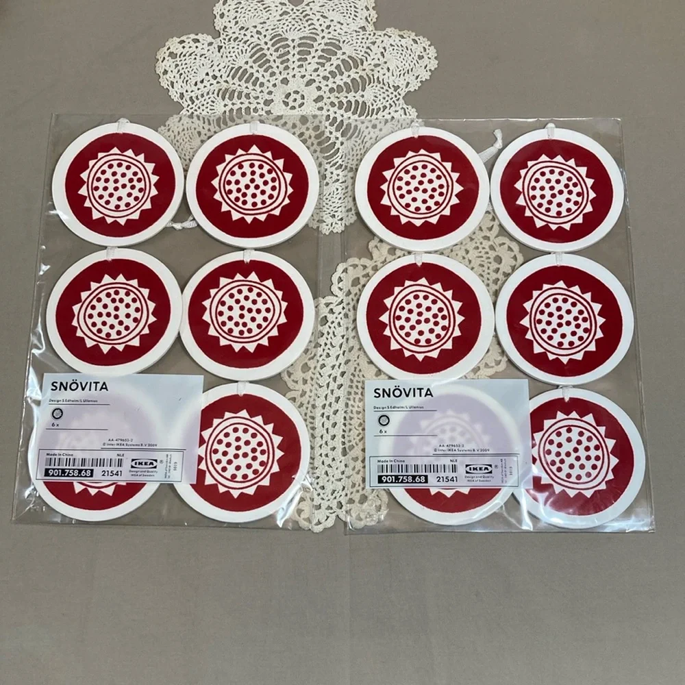 New IKEA Christmas Decorations Snovita 25 Pieces